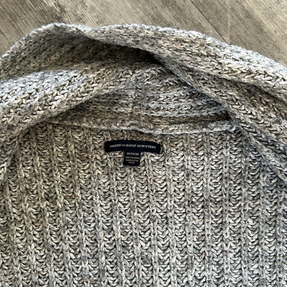 AE heavyweight knit long cardigan - Picture 3 of 6